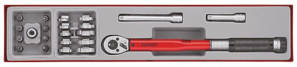 Picture of Teng Tools 3/8" Torque Wrench Set 20-110 Nm TTX4 22 Pieces - TTX3892
