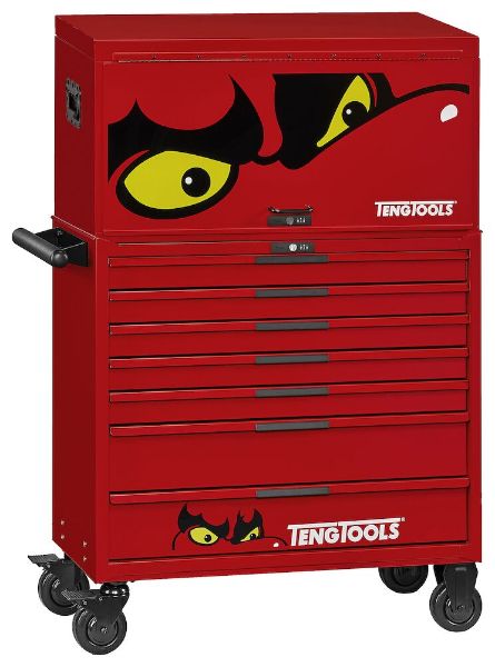 Picture of Teng Tools 37" PRO35™ stack tool storage 12 drawers red - TSS37R12