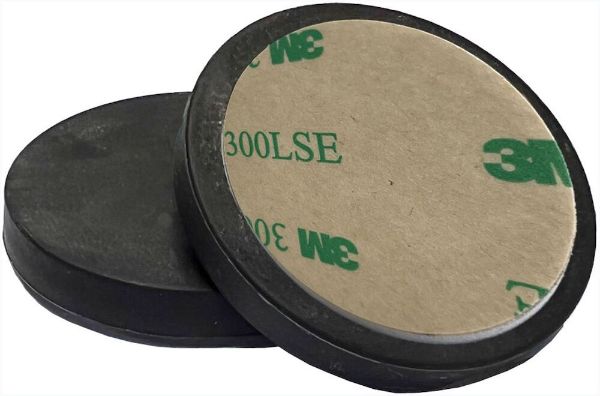 Picture of Teng Tools Rubber coated magnets with adhesive tape 2 pcs - TC-MAG1
