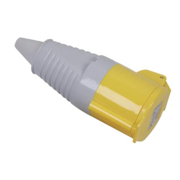 Picture of Yellow Socket 110V 16A WC11016