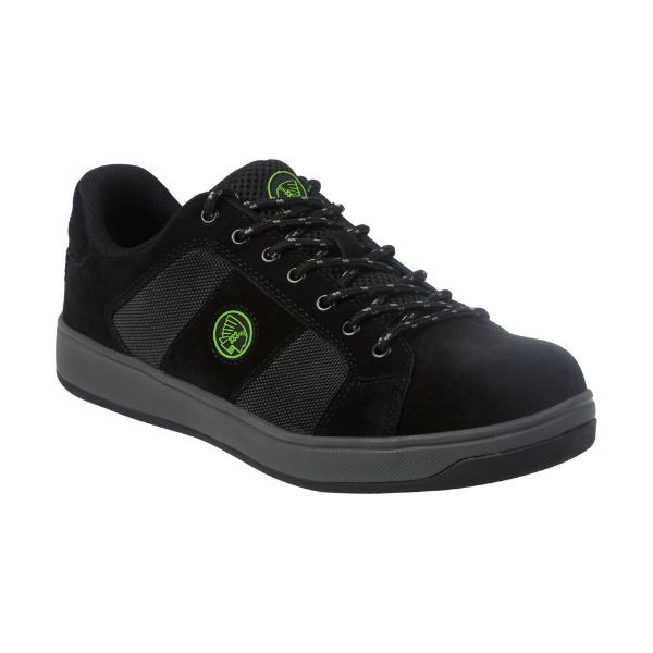 Picture of Apache Kick Black Suede Safety Trainer S1P SRA