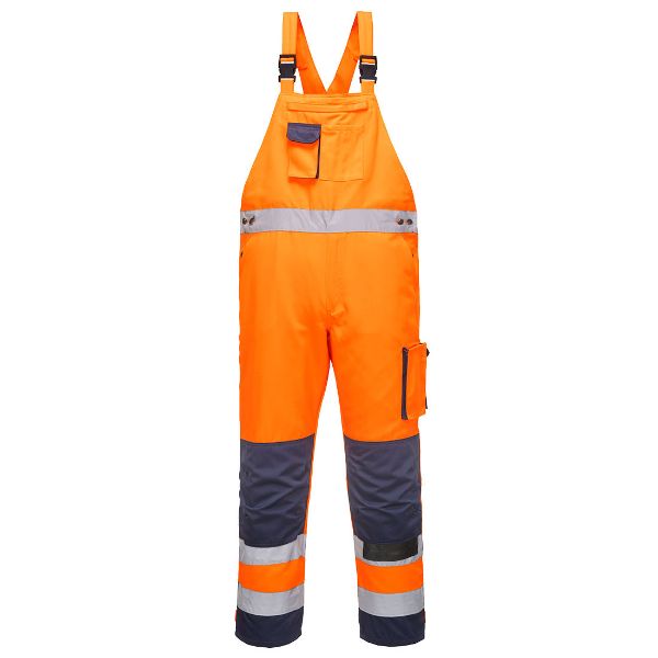 Picture of Hi-Vis Stretch Bib & Brace TX52