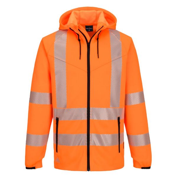 Picture of KX3 Hi-Vis Sports Zip Through Hoodie KX303