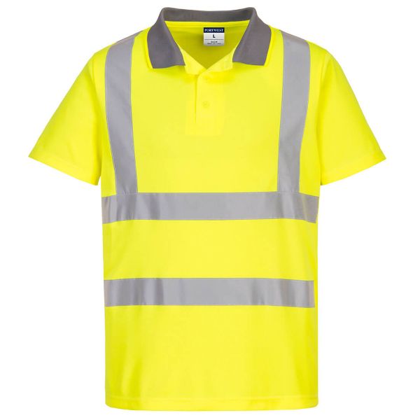 Picture of Eco Hi-Vis Polo Shirt S/S (6 Pack) - Yellow EC10
