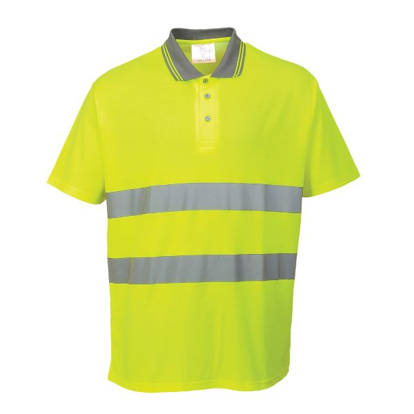 Picture of Hi-Vis Cotton Comfort Polo Shirt S/S - Yellow S171