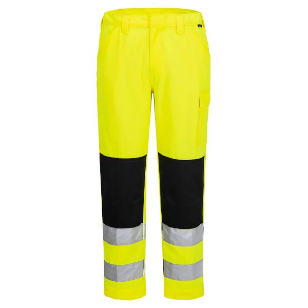 Picture of ES1 Essential Hi-Vis Work Trouser - Yellow ES046