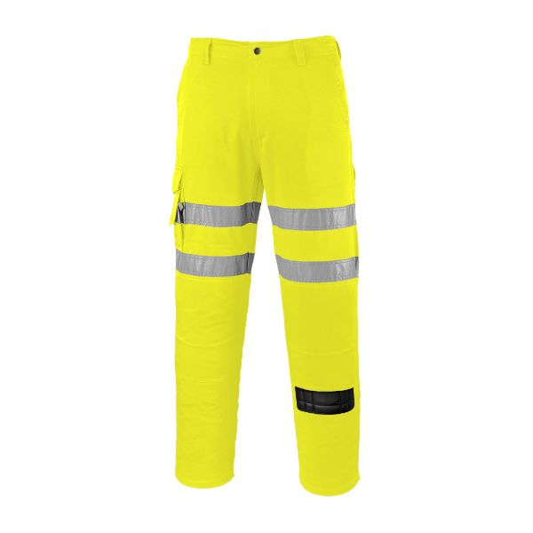 Picture of ES1 Essential Hi-Vis Combat Trouser - Yellow EST46