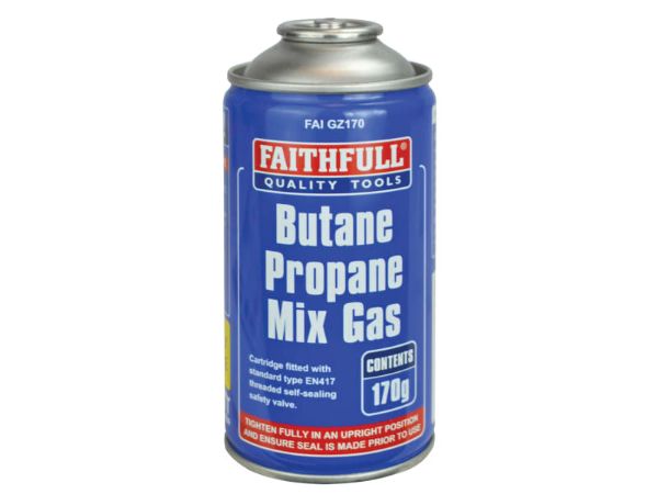 Picture of Butane Propane Mix Gas Cartridge 170g FAIGZ170
