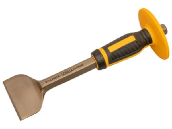 Picture of GORILLA® Brick Bolster with Non-Slip Hand Guard 76 x 279mm (3 x 11in) ROU31926