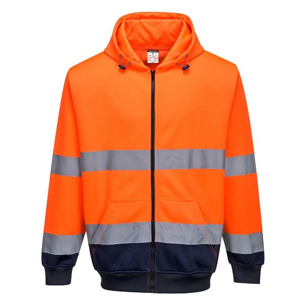 Picture of Hi-Vis Zip Through Hoodie B317