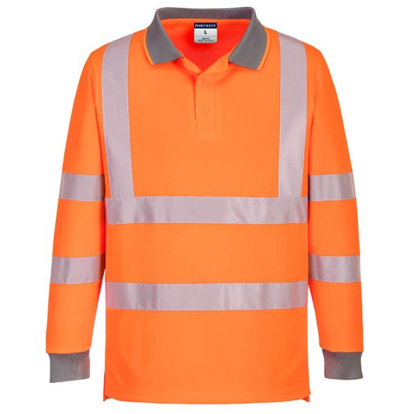 Picture of Hi-Vis Polo Shirt L/S EC11