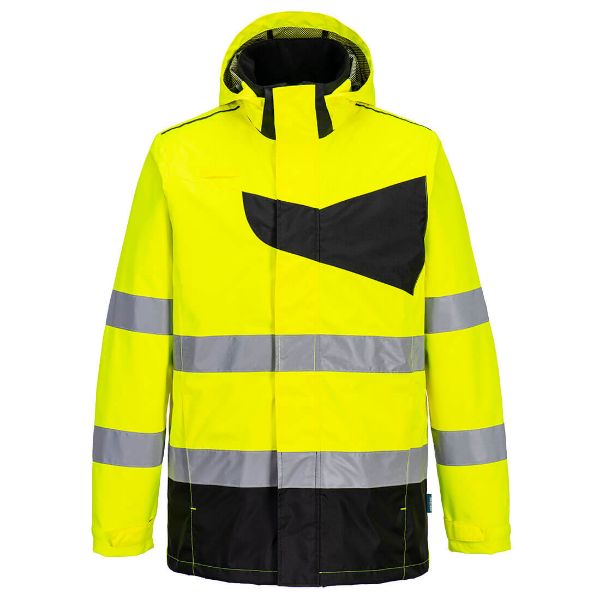 Picture of PW2 Hi-Vis Rain Jacket PW265 Yellow