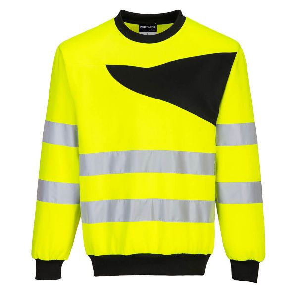 Picture of PW2 Hi-Vis Sweatshirt PW277 Yellow