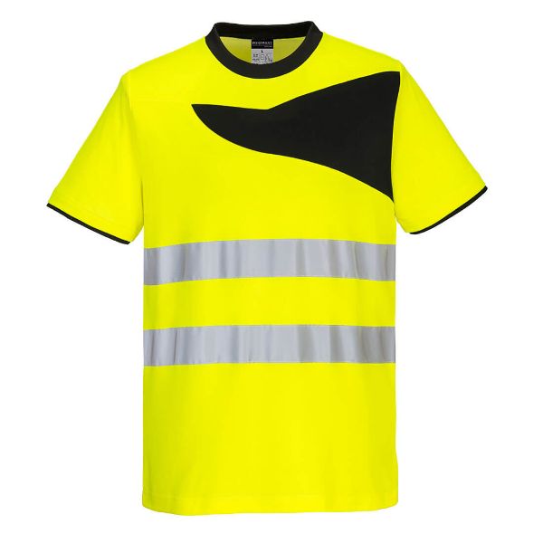Picture of PW2 Hi-Vis T-Shirt S/S PW213 Yellow