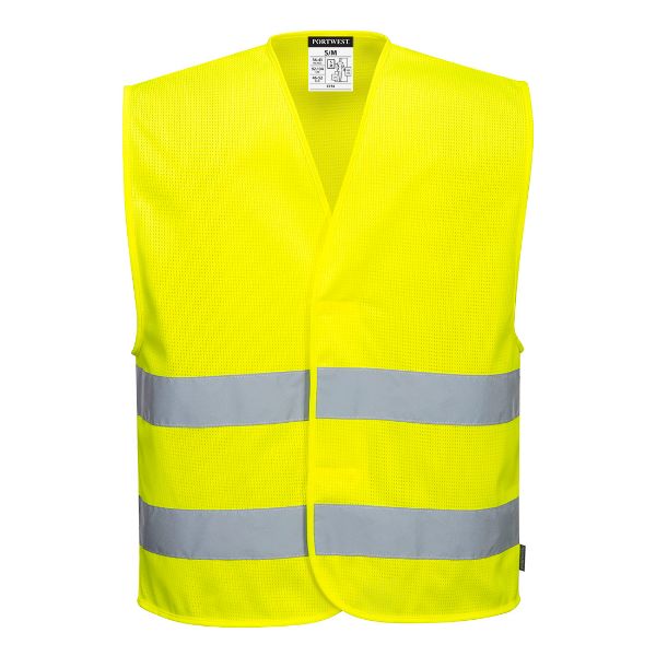 Picture of Hi-Vis Two Band Vest C374 Yellow