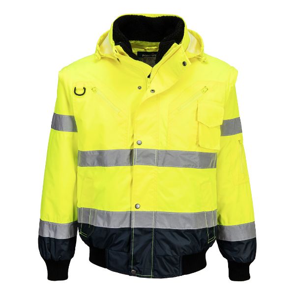 Picture of Hi-Vis Traffic Controller Vest C465 Yellow/Navy