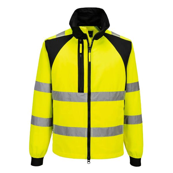 Picture of WX2 Hi-Vis Rain Jacket CD861 Yellow/Black
