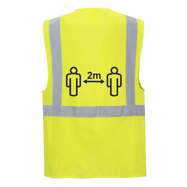 Picture of Hi-Vis Contractor Vest CV76 Yellow