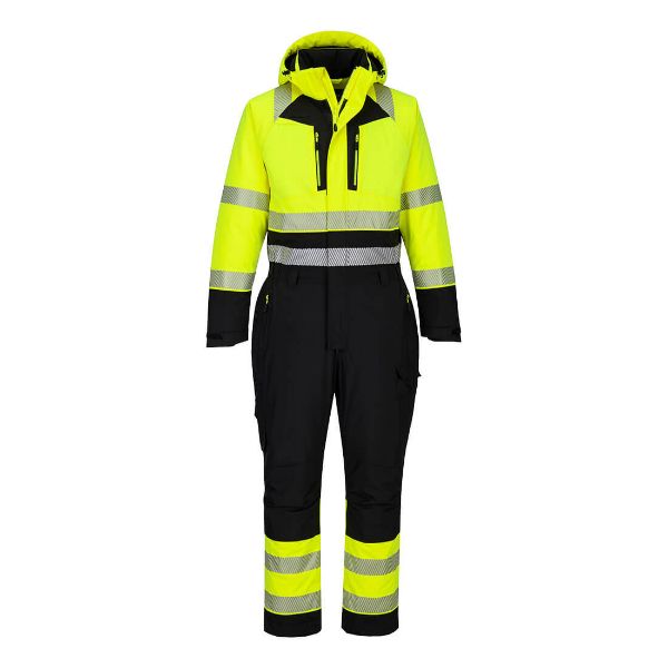 Picture of DX4 Hi-Vis Coverall DX438 Yellow/Black