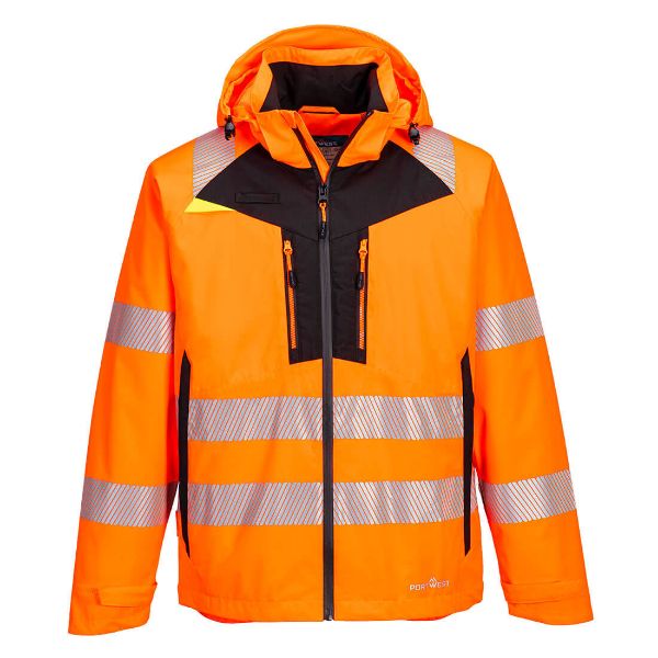 Picture of DX4 Hi-Vis Rain Jacket DX462 Orange