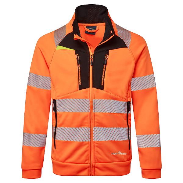 Picture of DX4 Hi-Vis Sweatshirt DX477 Orange/Black