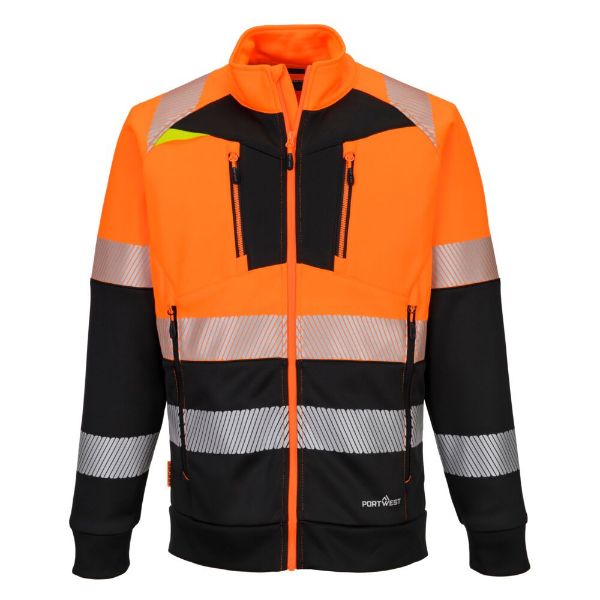 Picture of DX4 Hi-Vis Sweatshirt DX490 Orange/Black