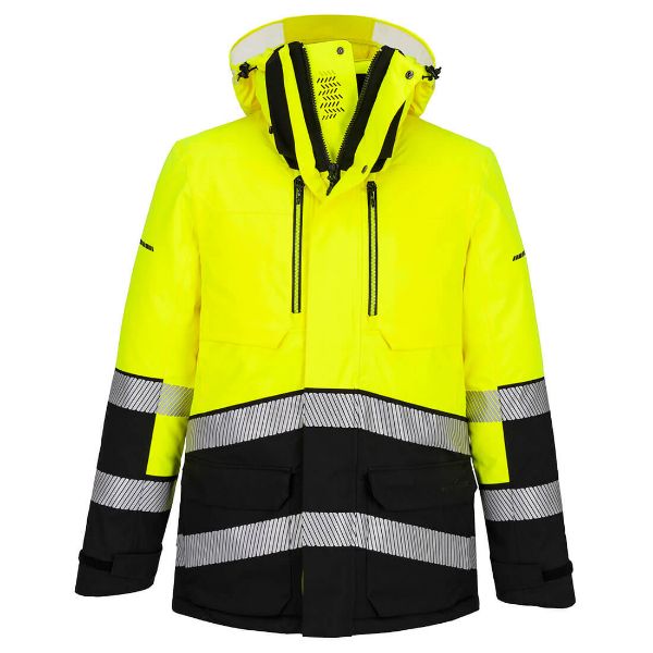 Picture of EVO Hi-Vis Jacket EV401 Yellow/Black