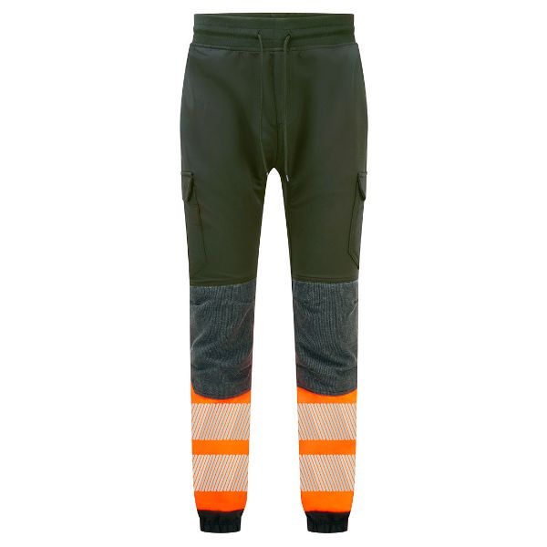 Picture of KX3 Hi-Vis Sports Jogger KX341 Black/Orange