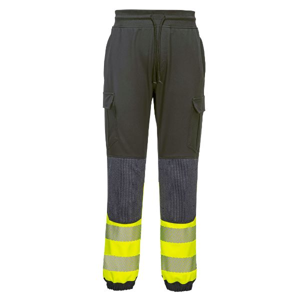 Picture of KX3 Hi-Vis Sports Jogger KX341 Black/Yellow