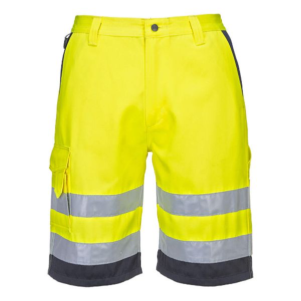 Picture of Hi-Vis Shorts L043 Yellow/Black