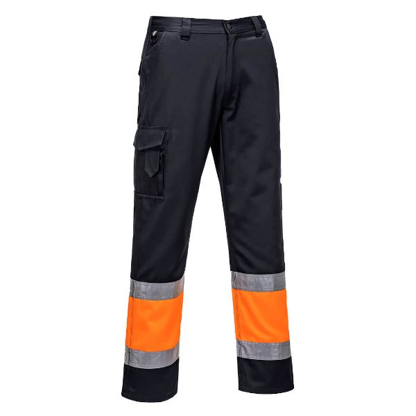 Picture of Hi-Vis Service Trouser L049 Orange/Black