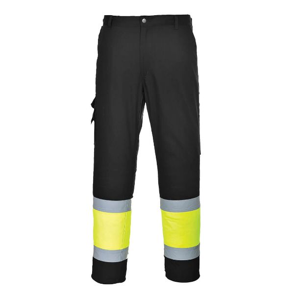 Picture of Hi-Vis Service Trouser L049 Yellow/Black