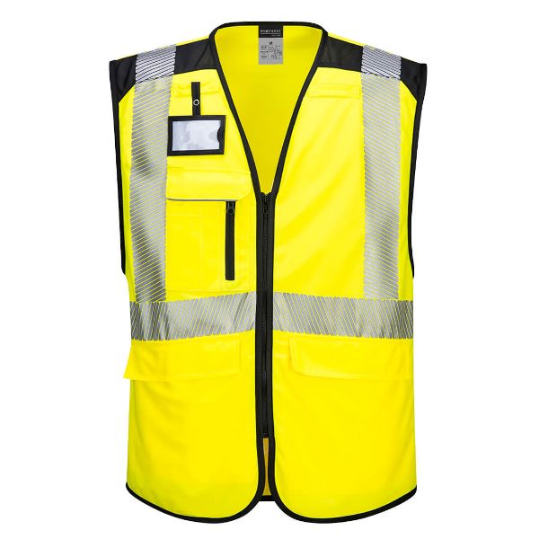 Picture of PW3 Hi-Vis Tool Vest PW309 Yellow/Black