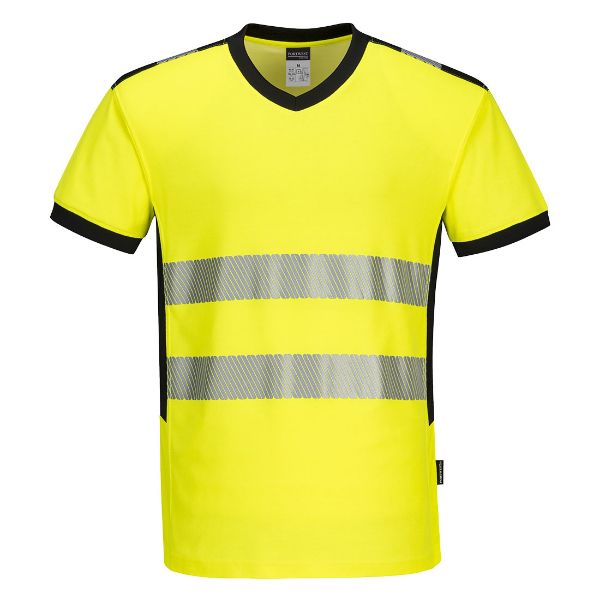 Picture of PW3 Hi-Vis T-Shirt S/S PW310 Yellow/Black