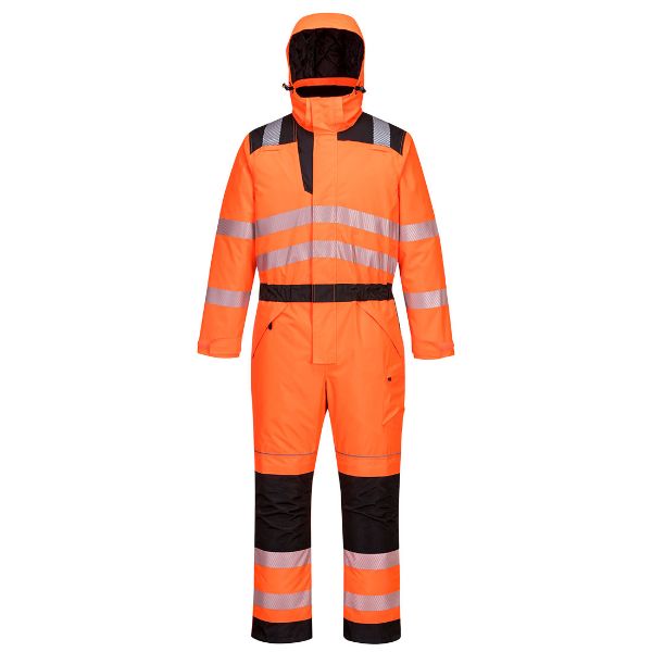 Picture of PW3 Hi-Vis Coverall PW352 Orange/Black