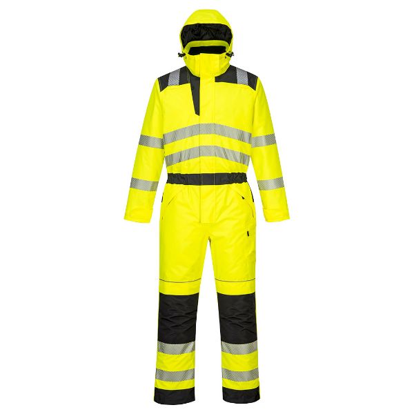 Picture of PW3 Hi-Vis Coverall PW352 Yellow/Black