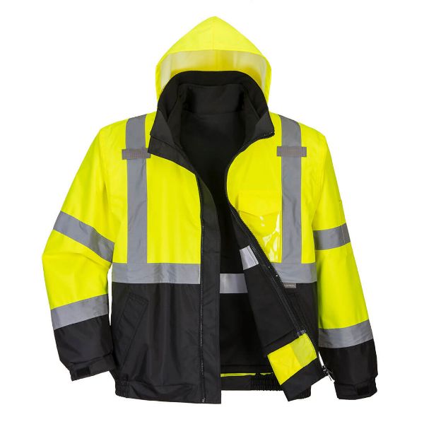 Picture of Hi-Vis 3-in-1 Jacket S365 Yellow/Black
