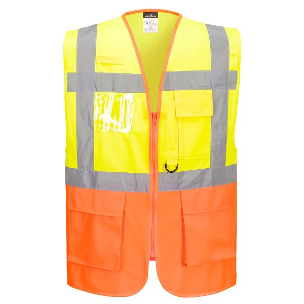 Picture of Hi-Vis Vest S376 Yellow/Orange
