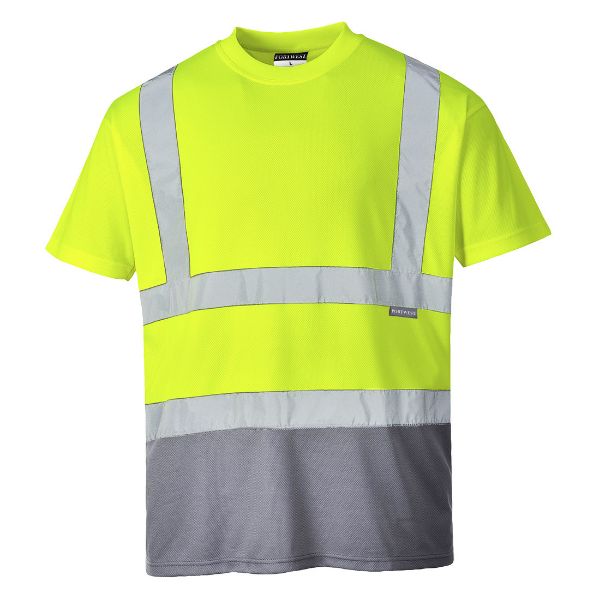 Picture of Hi-Vis Vest S378 Yellow/Grey