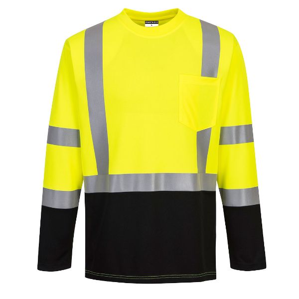 Picture of Hi-Vis T-Shirt S/S S398 Yellow/Black