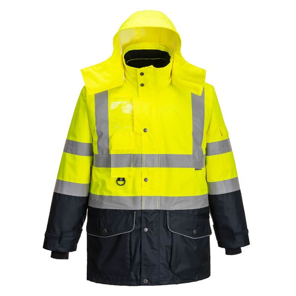 Picture of Hi-Vis 3-in-1 Jacket S426 Yellow/Navy