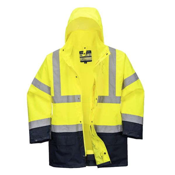 Picture of Hi-Vis 5-in-1 Jacket S766 Yellow/Navy