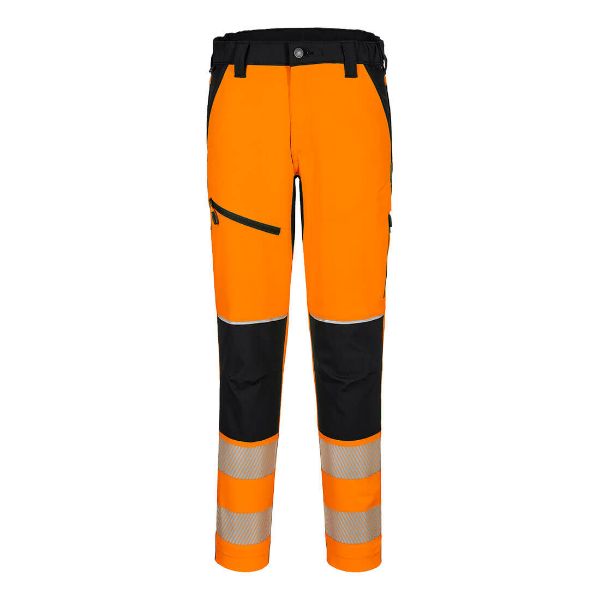 Picture of Hi-Vis Work Trouser T140 Orange/Black