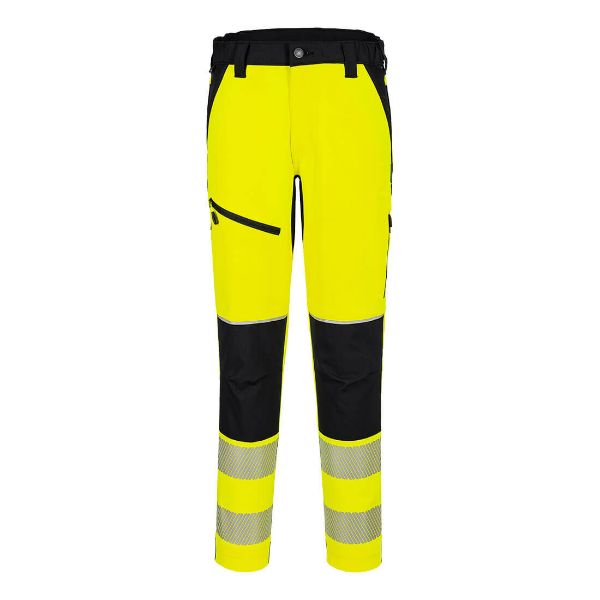 Picture of Hi-Vis Work Trouser T140 Yellow/Black