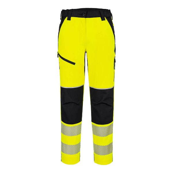 Picture of Hi-Vis Work Trouser T141 Yellow/Black