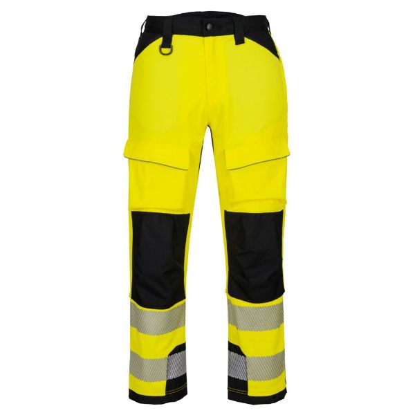 Picture of Hi-Vis Work Trouser T142 Yellow/Black