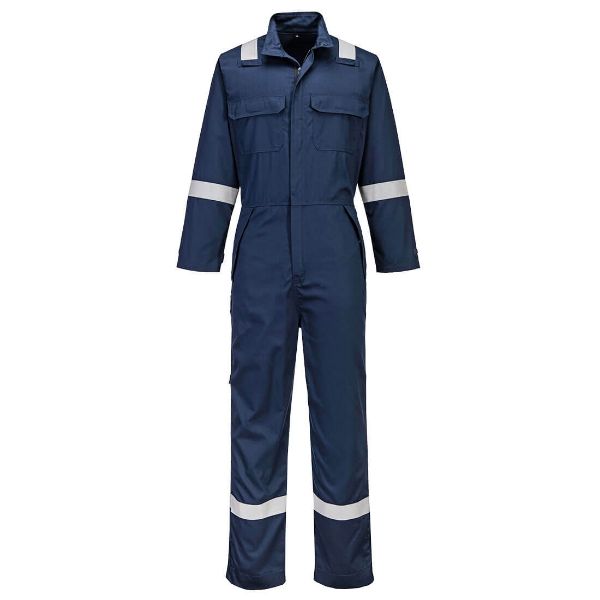 Picture of Bizflame Work+ FR Coverall Navy FR513
