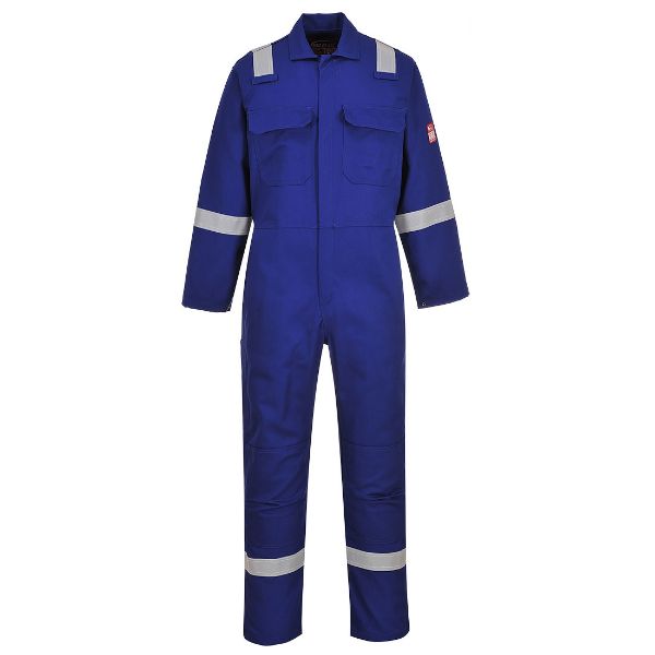 Picture of Bizweld Work FR Coverall Royal Blue Regular BIZ5