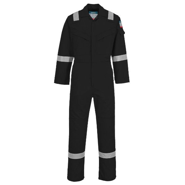 Picture of Bizflame Work Lightweight FR Coverall Black Regular FR21