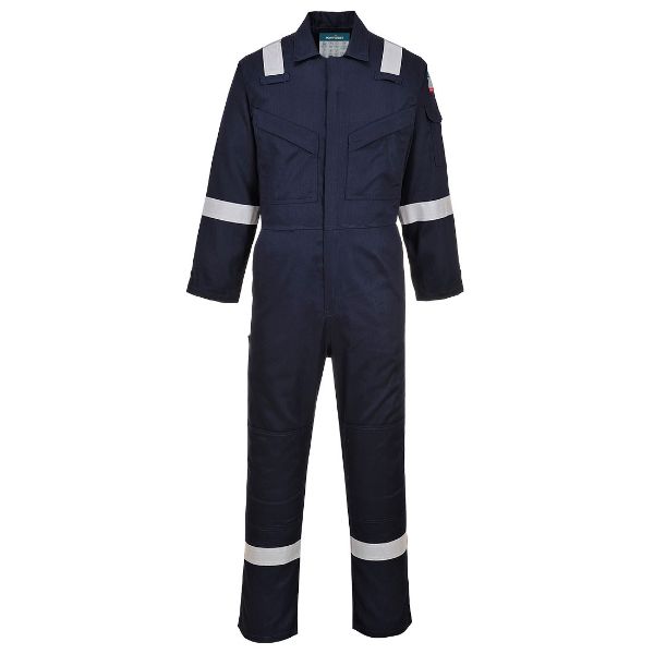 Picture of Bizflame Work Lightweight FR Coverall Navy FR21